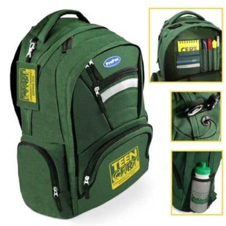 PROPAC BACKPACK WITH TEEN CERT LOGO D2012-TEEN-GREEN